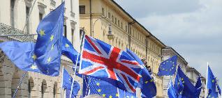 UK & EU flags